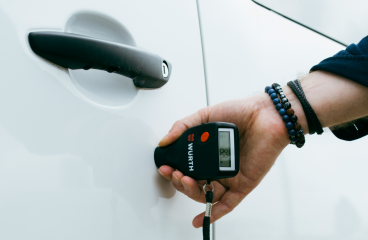 Inspecting vehicle with paint meter